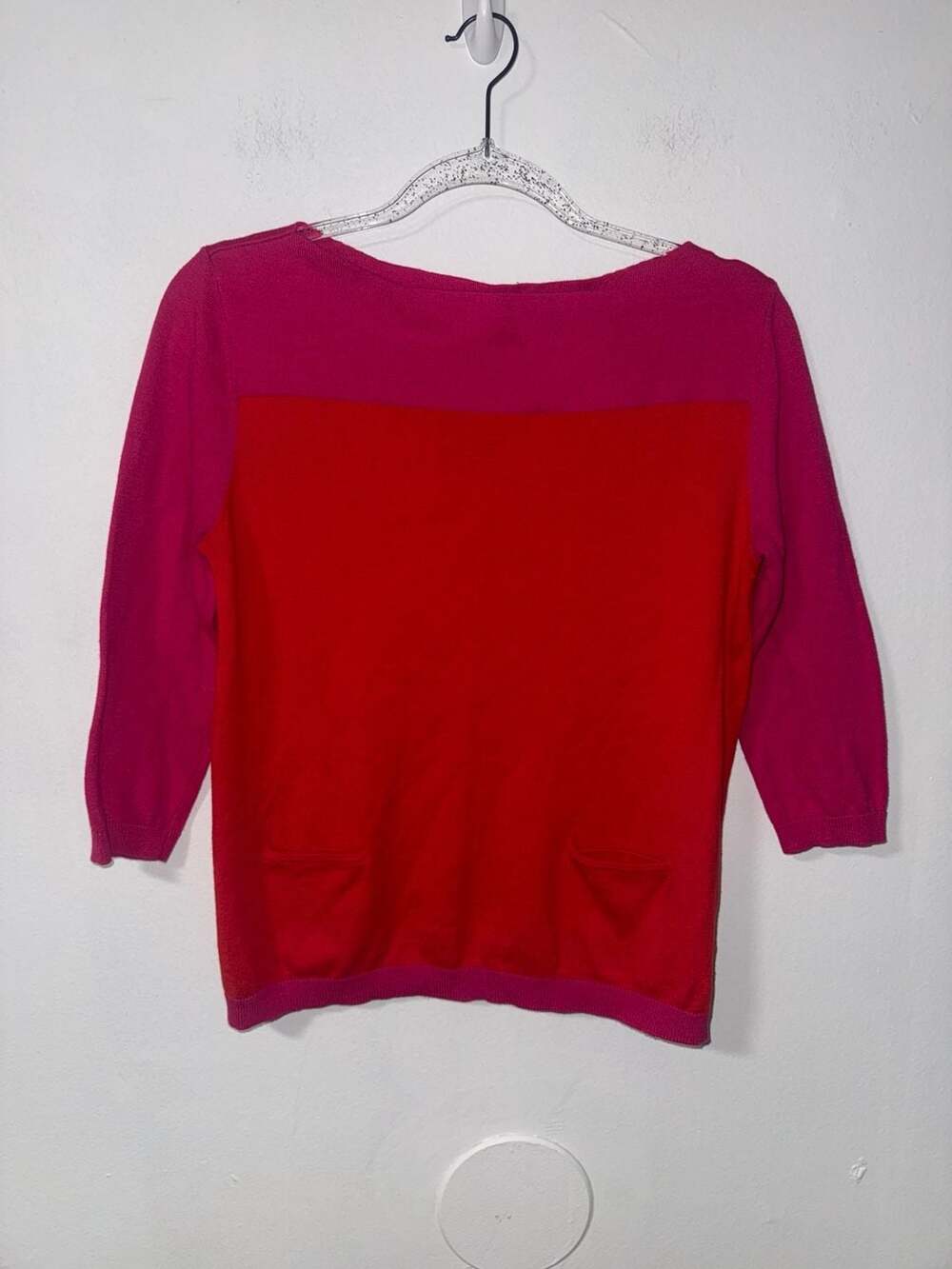 Ana A New Approach Colorblock Sweater Size S